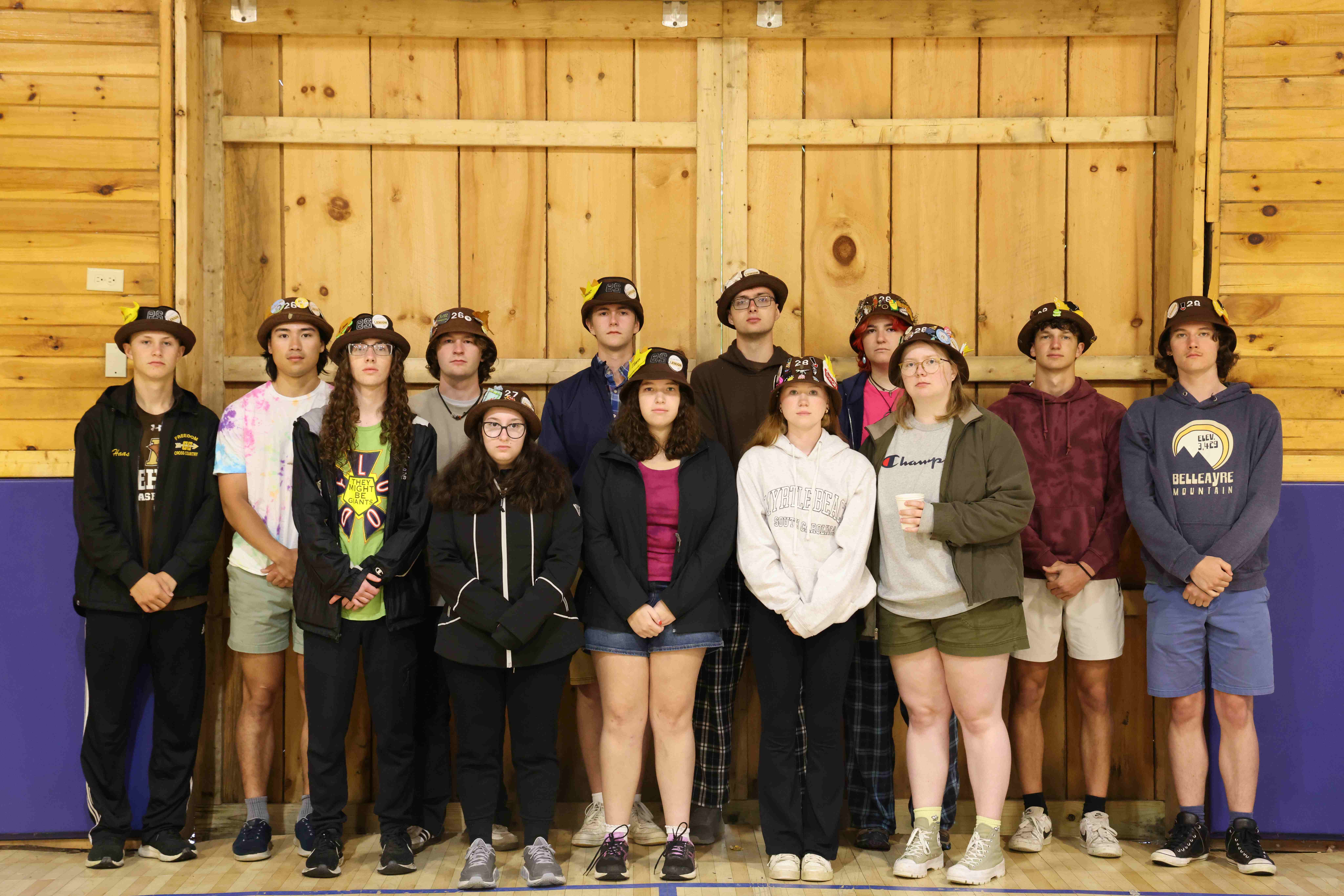 Ranks 3 and 12 in two rows with serious expressions on their faces.